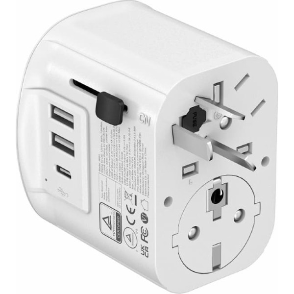 Tīkla adapteris universālais zemētājs 15w