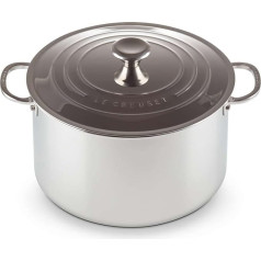 Le Creuset Stainless steel High casserolle with lid diam.28 cm Steel