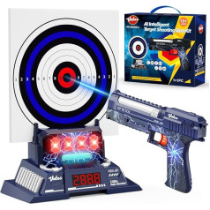 VATOS Laser Tag with Smart Shooting Target Kit, Rechargeable Laser Tag with Electronic Scoring and Voice Prompt, Target Shooting Toy for Children from 10 Years, Teenagers, Adults