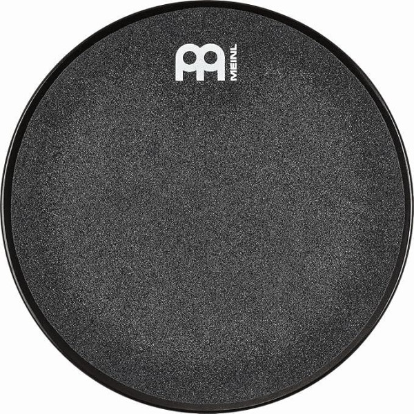 Meinl Cymbals Marshmallow 12 Inch (30.48 cm) Quiet Drum Practice Pad, Medium Rebound, Mountable on Cymbal Stand and Tripod - Black - Drum and Percussion Accessories (MMP12BK)