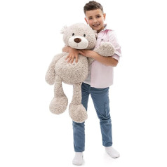 NICI Cuddly Toy Bear Finni 70 cm - Grey - Soft Plush Toy - Cute Stuffed Toy for Cuddling & Playing - Great Gift Idea for Children and Adults | 62325