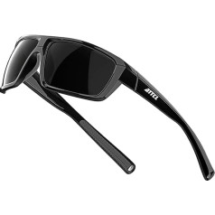 ATTCL Men's Polarised Wrap Sunglasses UV Protection Sports Glasses TR90 Frame Ultralight
