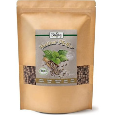 Biojoy Organic Pepper White Whole (1 kg), Peppercorns White, Ideal for the Mill (Piper Nigrum)