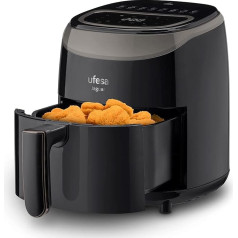 Ufesa Jaguar Deep Fryer Hot Air Fryer, 3.5 L, 8 Preset Programmes, 1200 W, Touch Panel, Timer, Temperature 80°-200°, BPA and PFOA-Free, Amazon Exclusive