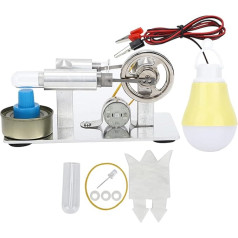 Motor Model, Mini Steam Engine Model, Physical Toy Stainless Steel for Science Projects, Physics, Mechanical Learning