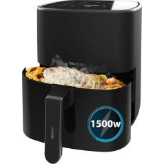 Cecotec Cecofry Fantastik 5500 Air Fryer, 10L, 5.5L, 1500W, PerfectCook Technology, 9 Cooking Modes, Touch, Adjustable 80-200°C, Cooking up to 60 Minutes