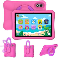 UMIDIGI Children's Tablet 10.1 Inch HD, G1 Tab Kids Tablet Android 13, 8GB (4+4) + 64GB/TF 1TB Quad-Core, Parental Control, 6000mAh, WiFi 6/BT5.0, 8MP Camera GMS, EVA Protective Case