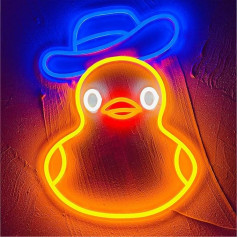 LED Neon Sign - Power Supply via USB Cable LED Wall Decoration Light Advertising for Wall Light Children's Room and Room Decoration Teenagers Duck Lamp Dimmable Neon Light Mood Light