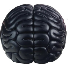 JHP Brain Bookends, 6.5 Inch Tall Decorative Resin Bookcase Organizer Book Holder Shelf Divider Heavy Duty Bookends for Home or Office Bookend Set