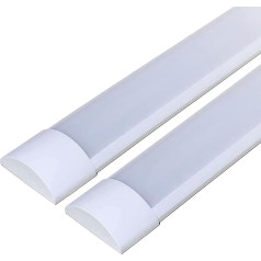 ZONE LED Set - Light Strip, 150 cm, 50 W, 6000 Lumens, Daylight 4000 K, IP20, 120 lm/W, Tube Lamp, Longfield Light, Cellar Light, No Flickering, Indoor Mounting (Pack of 2)