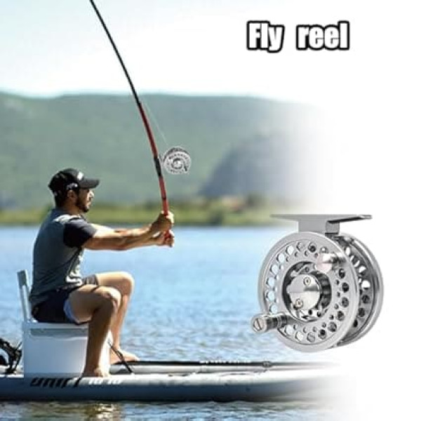 Angelrolle – Fliegenfischen Frontrolle – Angelgerät aus Aluminiumlegierung für Fliegenfisch-Enthusiasten