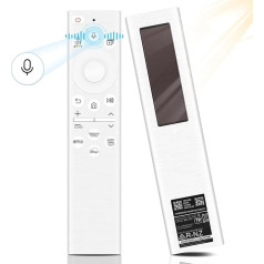 BN59-01391A Solar Power Voice Remote Replacement for Samsung Smart TV, Universal Remote Control, Replacement Voice Remote Control with USB Type-C Compatible with Samsung Remote Control for Smart TV