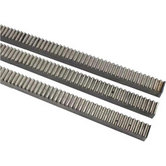 YANGQI yaoqijie 0.5 m MOD-Shape 4-8-500 mm,5-10-500 mm,6-12-500 mm,8-8-500 mm Gear Register CNC Rack Straight Teeth 45# Steel Lasting (Hole Diameter: 0.5Mod, Number of Tee) th : 4-8 - 500 mm)