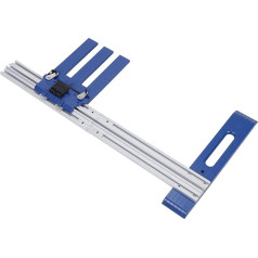 Uxsiya Circular Saw Cutting Guide Rail Multifunctional Circular Saw Guide Adjustable Heavy Duty Aluminum Alloy High Hardness for Chipboard