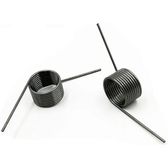 Torsionsfeder 10 STÜCKE Drahtdurchmesser 1,2 mm Kleine V-förmige Torsionsfederklemme 60-180 Multifunktionale Gradspule 3/6/9 65Mn Stahl(10.8mm(9 laps),6.5mm(10pcs),1.2mm(60 degrees))