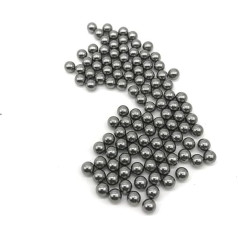 KYUEPONG Bearing Balls, Steel Ball, 100 Pieces 1-6 mm Solid Balls, 1 2 3 4 5 6 mm Bearing Balls Suitable for Linear Guide Ball Screw Ball Bearings (3 mm)