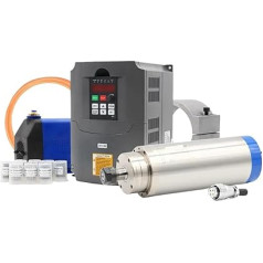 220 V 32 kW ER20 Holzbearbeitungsspindel mit HY 4 kW variabler Frequenz VFD 100 mm Halterung 75 W Pumpe(Steel Bearing,220v)
