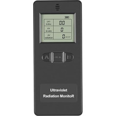 UV Detector Measurement of Solar Radiation Portable UV Intensity Meter UV for the Sunlight Strength Tester Handheld Digit for Measuring Sunlight