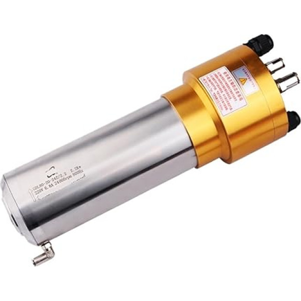 2.2 KW ATC Water-Cooled Spindle ISO20 AC220V 800Hz 80MM NPN PNP(PNP, 2.2kw 24000rpm 220V)