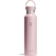 Hydro Flask - Standard Mouth Water Bottle 709 ml (24 oz) - Vacuum Insulated Stainless Steel Water Bottle with Leak Proof Flex Cap and Powder Coat - Trillium