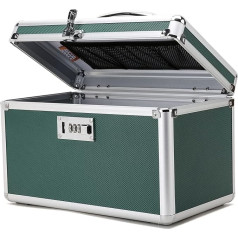 HEWEI WORKS Medicine Case with Combination Suitable for storing medicines and important personal belongings. Includes small portable pill box (green, medium)
