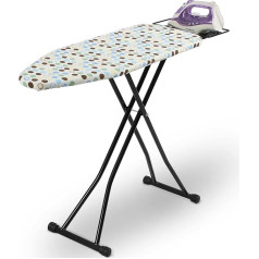 SUNDOY Premium Ironing Board for Steam Ironing Station, Extra Wide 31 x 111 cm, Height Adjustable 62-81 cm, 3-Layer Padding, Eco Packaging, Sturdy Ironing Board for Home
