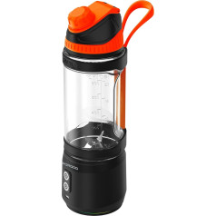Porodo Portable Blender with 6 Blades, 240W, 700ml, Black