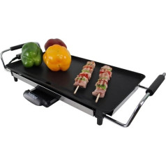 Bastilipo - Vulcano Fast Table Chef VFT-2000 Non-Stick Grill, 2000 W - 26 x 46 cm, Grease Collection Container