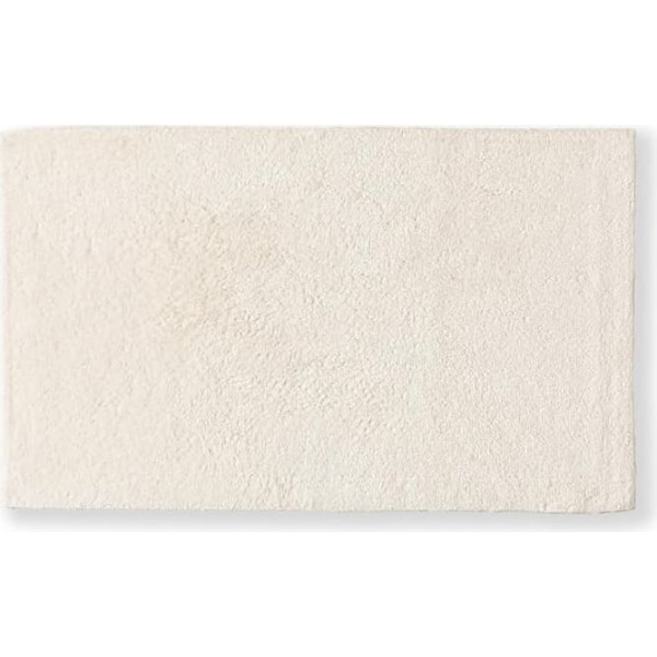 Chakra Bambusmatte, %70 Baumwolle, %30 Bambus, Ultra Saugfähig, Badematten, Weich Und Langlebig, Perfekt Für Das Badezimmer 60x100cm, Ecru