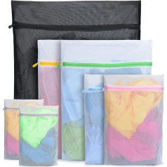BoxLegend Laundry Net for Washing Machine, Pack of 7 - Laundry Bag with Zip Laundry Bag Laundry Bag for Bra, Travel, Shoes, Suitcase, Socks, Underwear, Baby Clothes