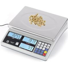 Industrial Digital Scales for Parts and Coins kg/g/lb Electronic Scales for Industrial Parts (15 kg/33 lb, 0.1 g)