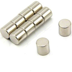N42 Neodymium Magnet for Art, Crafts, Model Making, 8 mm Diameter x 8 mm Thick, 2.5 kg Pull, Pack of 100