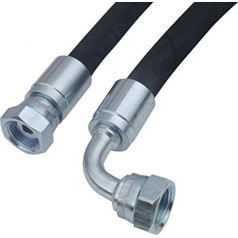 'Hydraulic Hose 2SC, DN12 1/2 BSP FEMALE/FEMALE 90 °, adapted to your needs, 2100