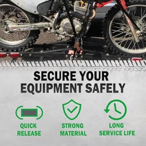 MOTO4U Automatic Retractable Ratchet Straps 1