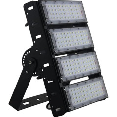 BCJMKDX Solarleuchten für den Außenbereich, LED-Flutlichter, Außenbeleuchtung, Flutlichter, IP67, Stadionlicht, Sicherheitsarbeitslichter, kommerzielle Beleuchtung(100w,White)