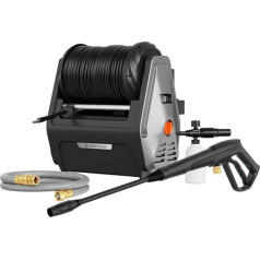 Giraffe Tools Grandfalls PRO Electric Pressure Washer Wall Mounted Max 3300 PSI 1.6GPM 300m Retractable Pressure Roller 4 Nozzles