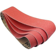 4pcs VSM XK850X Ceramic Sanding Abrasive Belts for Super hard Metal Grinding(P120*915MM*100MM)