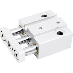 SAEVVCJWW MGJ Miniatur-Führungsstangenzylinder pneumatisch MGJ6-5 MGJ6-10 MGJ6-15 MGJ6-20 MGJ10-5 MGJ10-10 MGJ10-15 MGJ10-20 Dreistabzylinder (MGJ10-10)