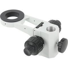 Microscope Accessory Kit 50-32 mm Diameter Zoom Stereo Microscope Adjustment Coaxial Coarse Fine Focusing Holder Arm Microscope Head Holder Accessories Microscopic Slides
