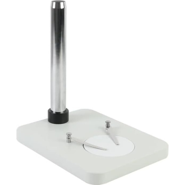 Adult Microscope Accessories 32mm Column + Desktop Work Base Three Eye Binoculars Solid Microscope Stand Accessories Microscope (Size: White)