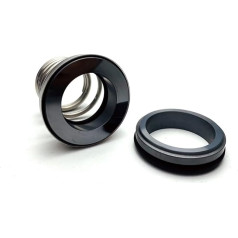 KHRKHHXLA 155-28 Einzelfeder-Gummibalg 155 Mechanische Dichtungen Wellengröße 28 mm for Wasserpumpe Material SIC/SIC/VIT