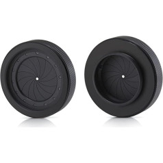 Microscope Accessory Kit 1 Piece Adjustable Aperture 1.5-29 mm Iris Membrane M42 to M42 CS To C Camera Lens Microscopic Slides (Colour: 1.5-26 mm M30 to M36)