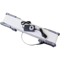 Elektrisches PVC-Förderband, einstellbare Geschwindigkeit, DIY-Modell für Reibungsexperimente, Frachttransport und Bildungsprojekte