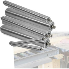 Heavy Duty Conveyor Roller Kit Steel Gravity Roller Tubes 40 36 28 24 22 20 18 16 Long Replacement Rollers for 1