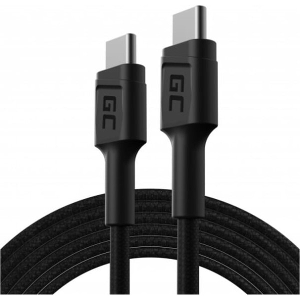 Kabeļi gc powerstream usb-c - usb-c 120 cm, qc, pd 60w