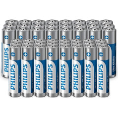Philips 48 Ultra AA / AAA Alkaline Batteries Combo Pack - Versatile for Various Devices