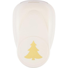 Vaessen Creative Motif Punch Trees, Christmas Trees – 4.3 x 4.5 cm – Punch for Craft Paper, Coloured Paper, Scrapbook Paper or Decoupage Paper