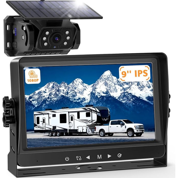 VASTEND VS-9A Solar Reversing Camera Wireless Set