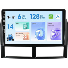 MISONDA Android 14 Car Radio for Jeep Grand Cherokee WJ/WG 1999-2004-[Integrated CarPlay/Android Car/DSP]-9 Inch IPS Touchscreen Camera + MIC -GPS/DAB/Steering Wheel Control/Bluetooth/WiFi/USB