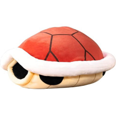Red shell Mocchi Mocchi (large), the Nintendo Mario Kart Mocchi Mocchi plush toy cushion in 40 cm size. Perfect for the nursery or sofa, for babies, kids and Nintendo fans